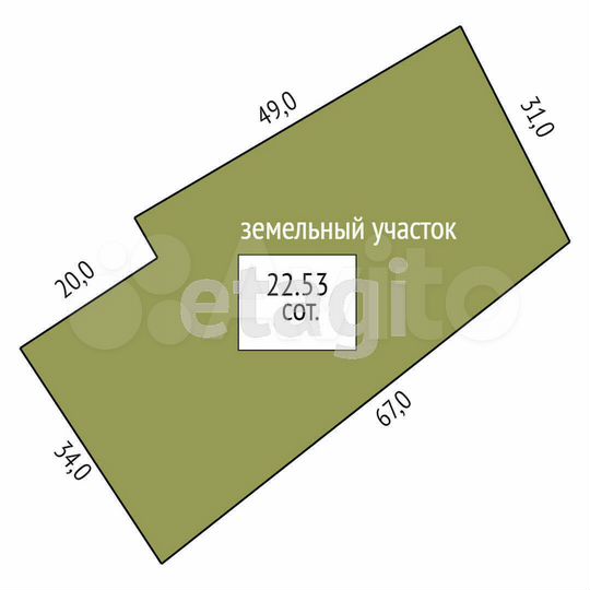 Участок 22,5 сот. (СНТ, ДНП)