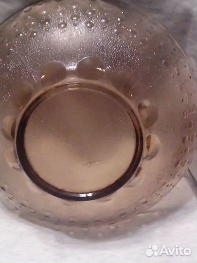 Ваза фруктовница цветное стекло Неман СССР