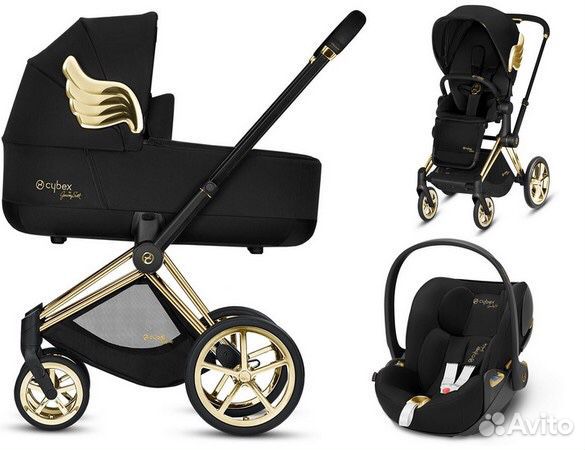 Коляска Cybex priam 4 jeremy с крыльями