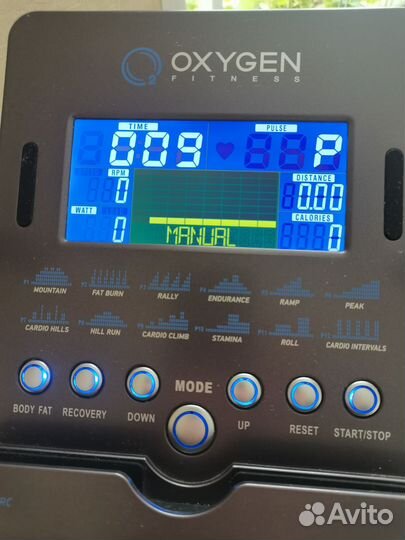 Велотренажер oxygen cardio concept 4 HRC+