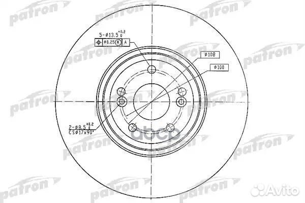 Диск тормозной передн renault:VEL satis 06.02