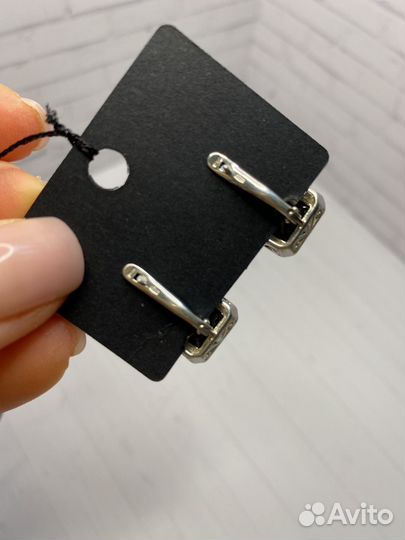 Серьги серебро
