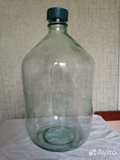 Бутыль стеклянная 10 литров