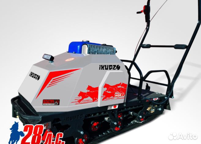 Мотобуксировщик ikudzo-briggs & stratton 2.0 1450