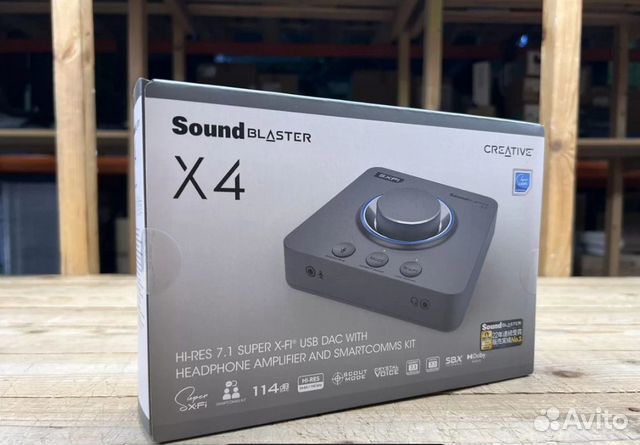 Новые звуковые карты Creative Sound Blaster X4 купить в Москве ...