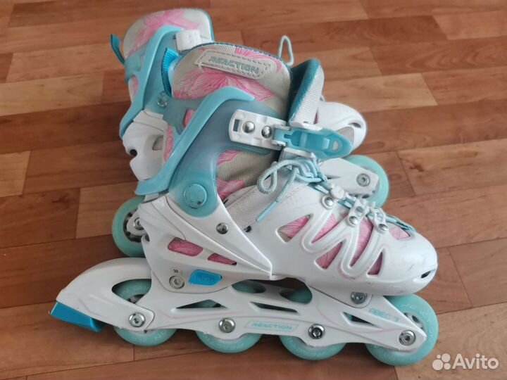 Роликовые коньки детские раздвижные для девочки