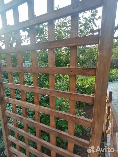 Арка садовая деревянная. Пергола
