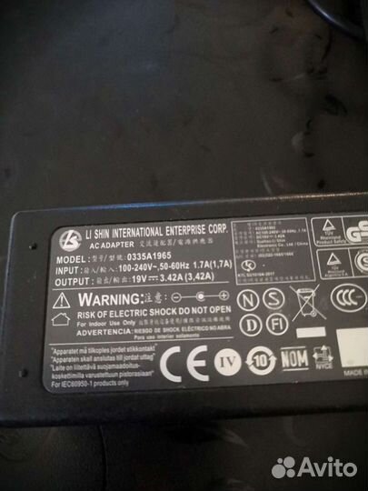 Блок питания для ноутбука hp