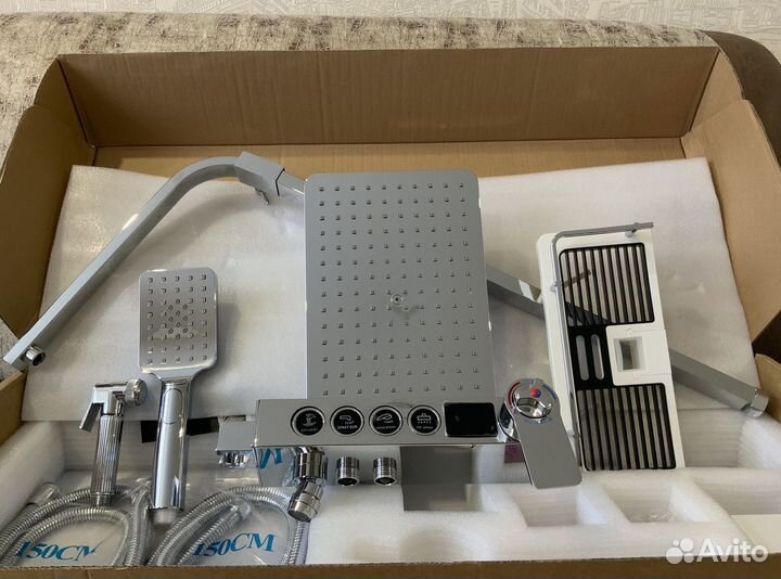 Душевая система с тропическим душем дисплеем 4в1