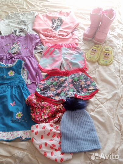 Детские вещи на девочку 98 пакетом