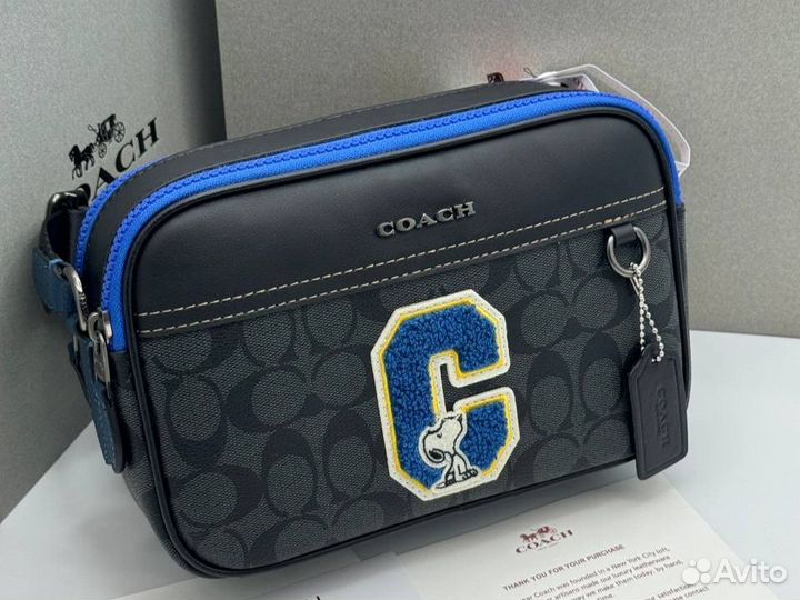 Мужская сумка через плечо Coach