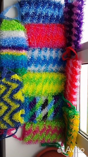 Мочалка ручной работы