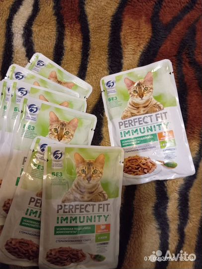 Корм для кошек perfect fit