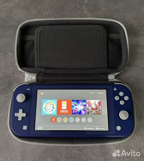 Nintendo switch lite + чехол + карта 128Гб