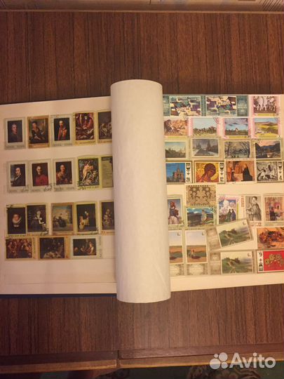 Альбом с марками СССР 1970-80 гг 400 штук