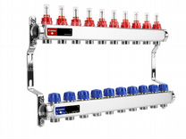 Коллекторная группа с расходомерами 10 контуров
