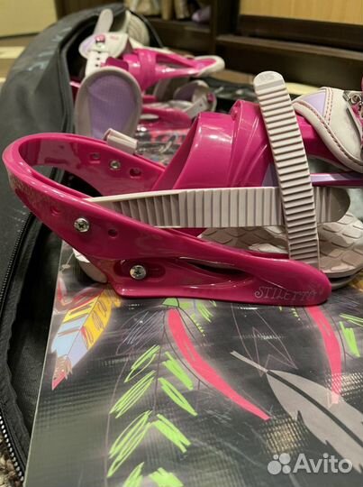 Комплект сноубордический для девочки 125 см