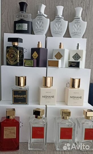 Пустые флаконы от духов byredo,creed,hfc,jo malone