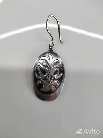 Серьги,серебро 875проба,СССР