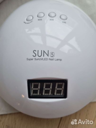 Лампа для маникюра педикюра sun 5, 48Вт новая