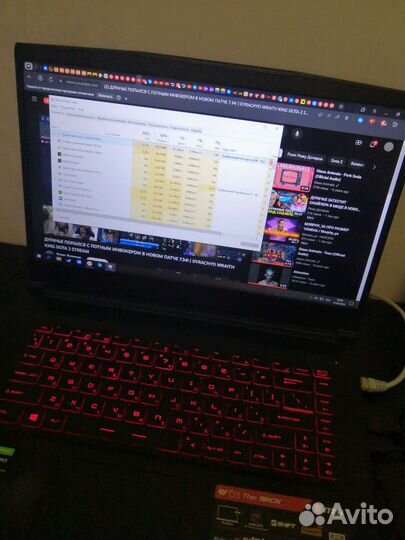 Ноутбук msi gf63 thin 9rcx