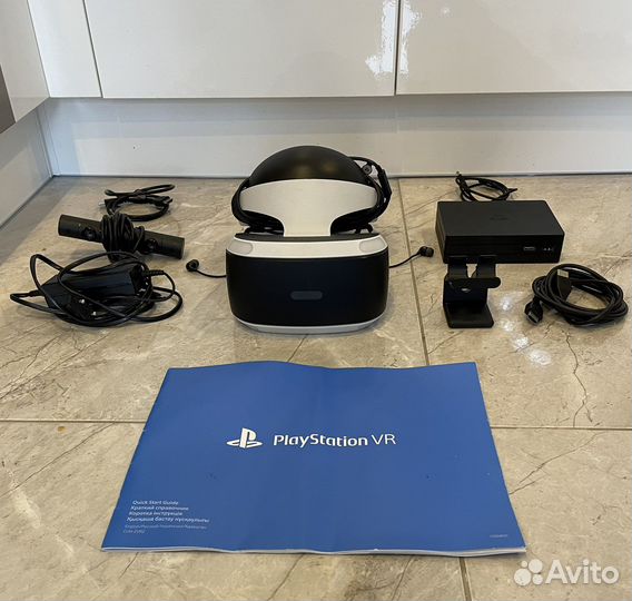 Шлем Sony ps4 VR/2 ревизия/полный комплект + мувы