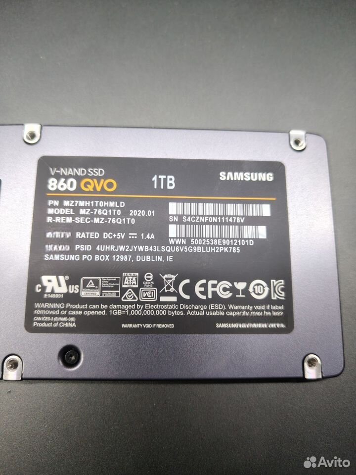 SSD Samsung 860 QVO 1Tb купить в Чебоксарах по низкой цене с доставкой ...