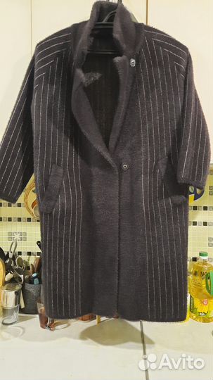 Жакет теплый удлиненный размер 50 (48, 52)