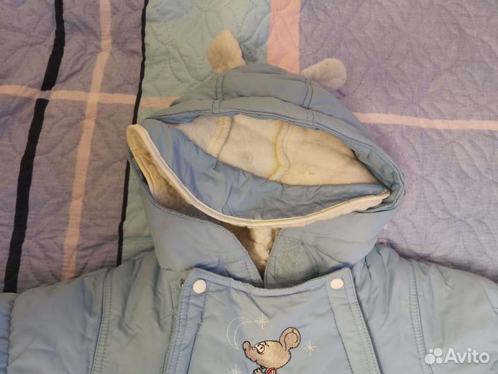 Детский комбенизон (конверт) зимний