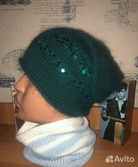 Шапка бини женская