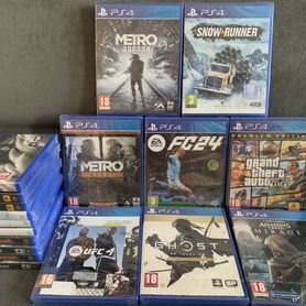 Игры для ps4 NEW- Atomic, UFC4, Metro, snow runner