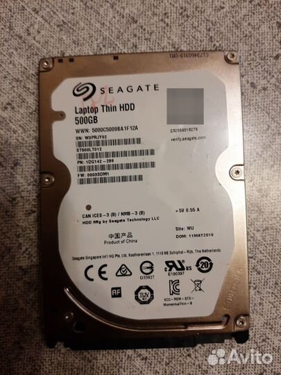 Жесткий диск 500 гб 2.5