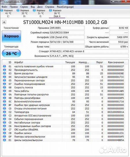 Жесткий диск 1 тб для ноутбука (2.5)