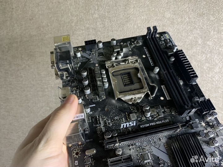 Материнская плата Lga 1151 v2 MSI h310 pro vd