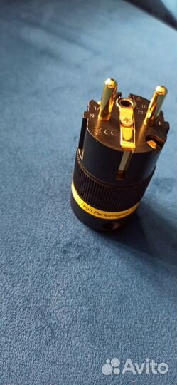 Штекер для сетевого кабеля 220V Hi-End