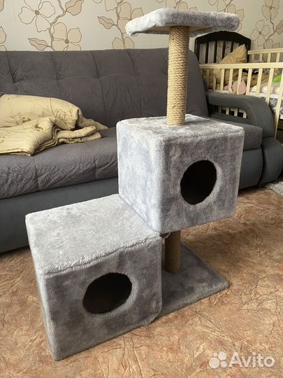 Продам двухъярусный кошачий дом