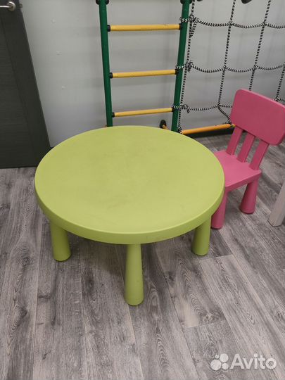 Бронь Стол и стул IKEA маммут