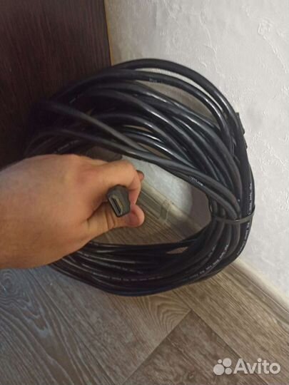 Кабель hdmi 20м рабочий