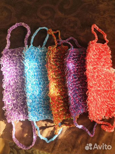 Мочалка ручной работы