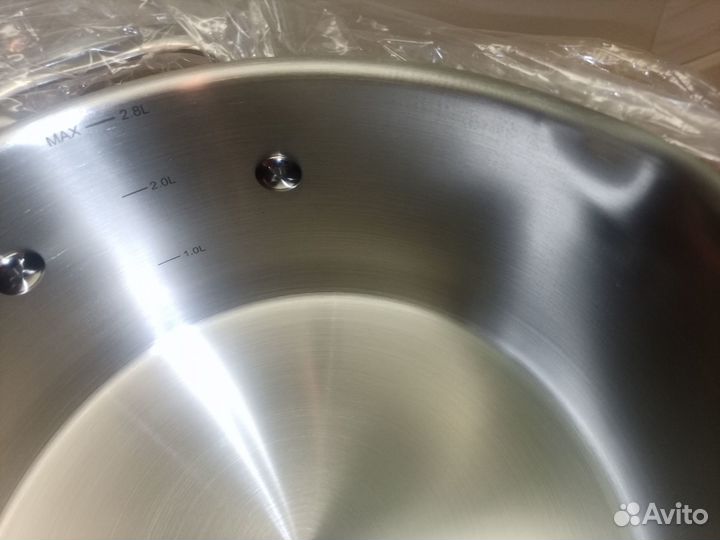 Кастрюля из нержавейки Platinum Choice 3 литра