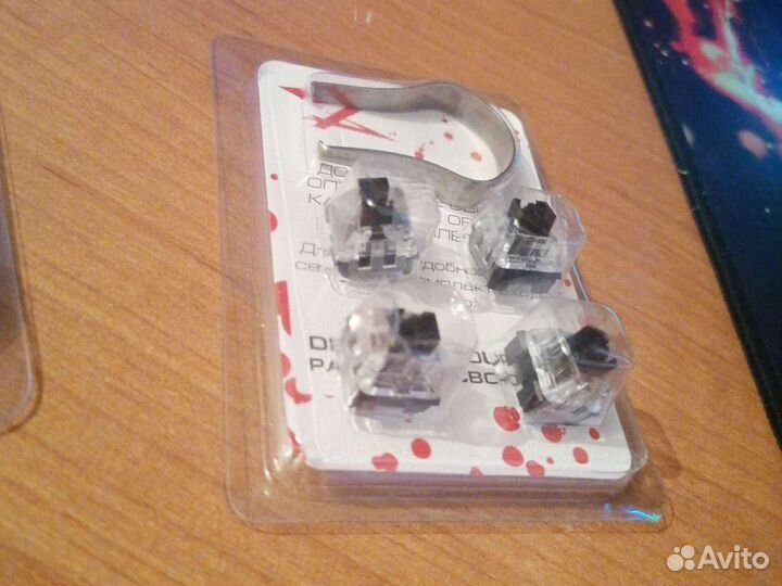 Механическая клавиатура ZET blade kailh black opti