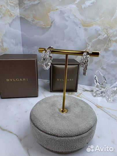 Серьги Bvlgari serpenti