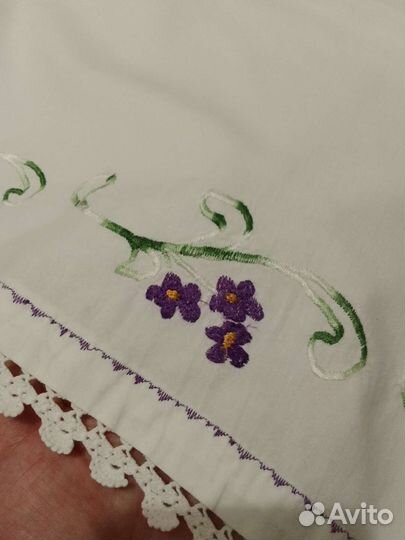 Наволочки винтажные, ручная работа, Германия