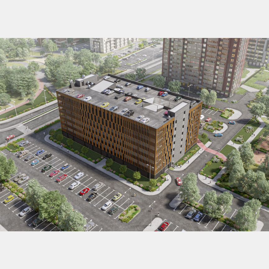 2-к. квартира, 53,1 м², 1/23 эт.