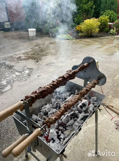 Мангал с электроприводом