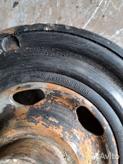 Шкив коленвала на Mercedes W211