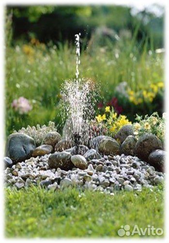 Насос для фонтана с насадками