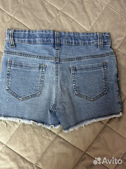 Джинсовые шорты для девочки 134