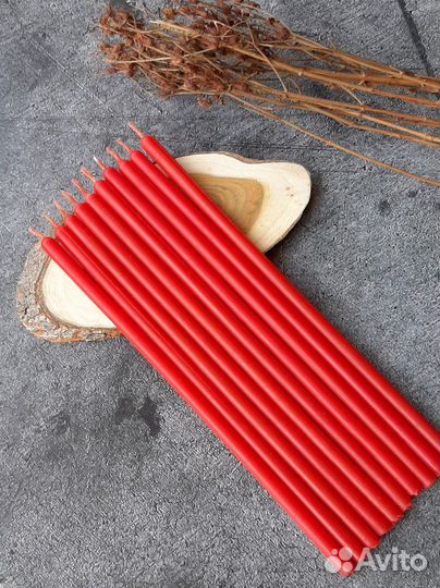 Свечи восковые тонкие