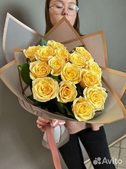 Букет цветов из 15,25,31 розы самовывоз, доставка